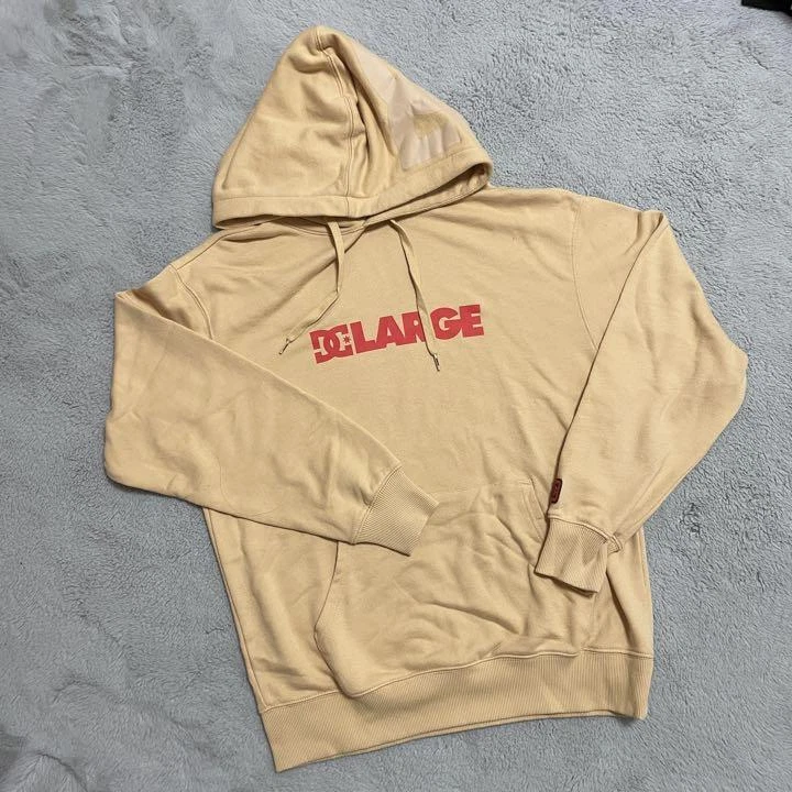 X Large x DC Hoodie Long Sleeve Beige Tone Used M Size 22F Men | eBay