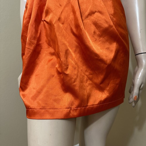 Women’s Pink Orange Polyester Casual Party Tied Bra-in Pleated Size 3/4 Dress - Picture 5 of 18