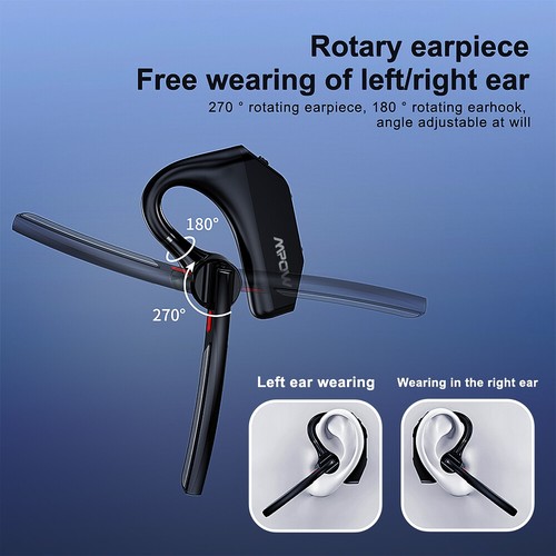 Mpow Bluetooth Headset Wireless Hands-Free Earphones For Driving/Business/Office - Picture 6 of 21