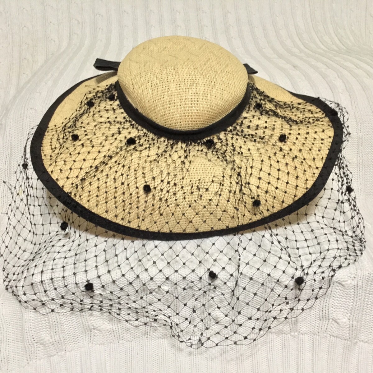 As Is)Sonni San Francisco Straw Summer Garden Beach Hat With  display picture 2