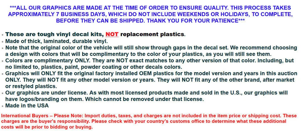 UTV Graphics Stickers Decal For Polaris Ranger Diesel/Crew/900XP 13-17 BACKLAND - Image 3 of 3