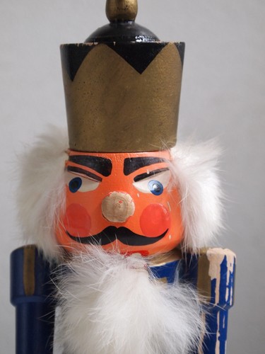 vintage german nutcracker King, ca.27cm, christmas, Erzgebirge, collectors - Picture 2 of 5