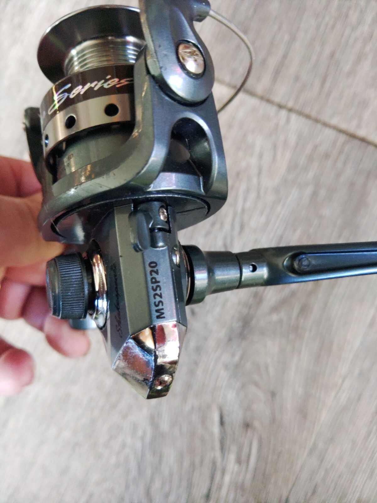 Shakespeare Micro Series. Ultra Light Spinning Reel. New off Combo Charcoal grey