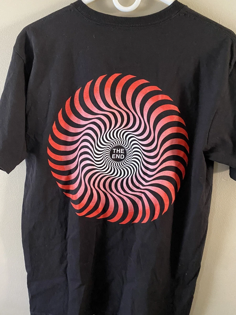 Spitfire Medium The End T shirt Black Skateboard Rare