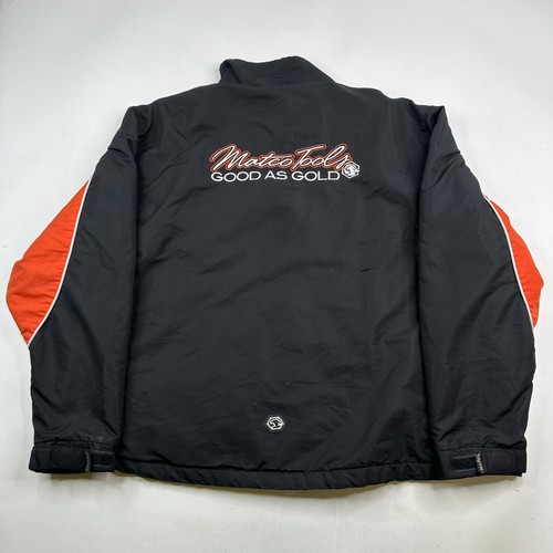 Matco Mens XL Black & Orange "Good As Gold" Full Zip Jacket - Picture 2 of 10