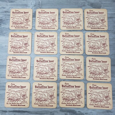 Ballantine Beer Coasters Sing Along With Mitch (16) The original karaoke Vintage