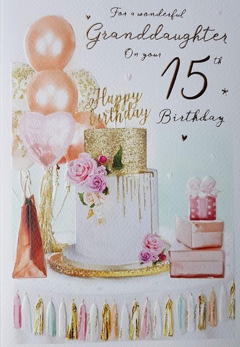 15 Year Old Birthday Card For Son,Daughter,Granddaughter, Grandson Multi-Buy - Picture 3 of 15
