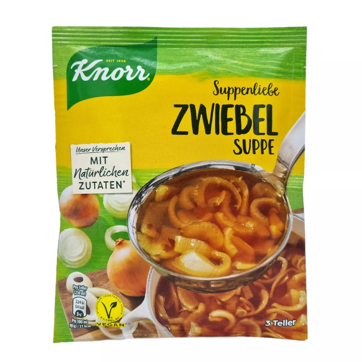 8x Knorr Suppenliebe 🍲 soup onion Suppe eBay Zwiebel ✈TRACKED | SHIPPING