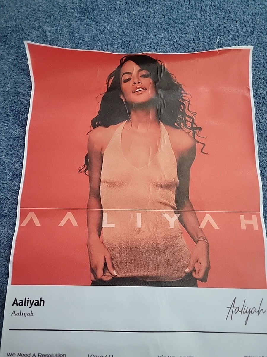 Aaliyah Album Poster 24x16