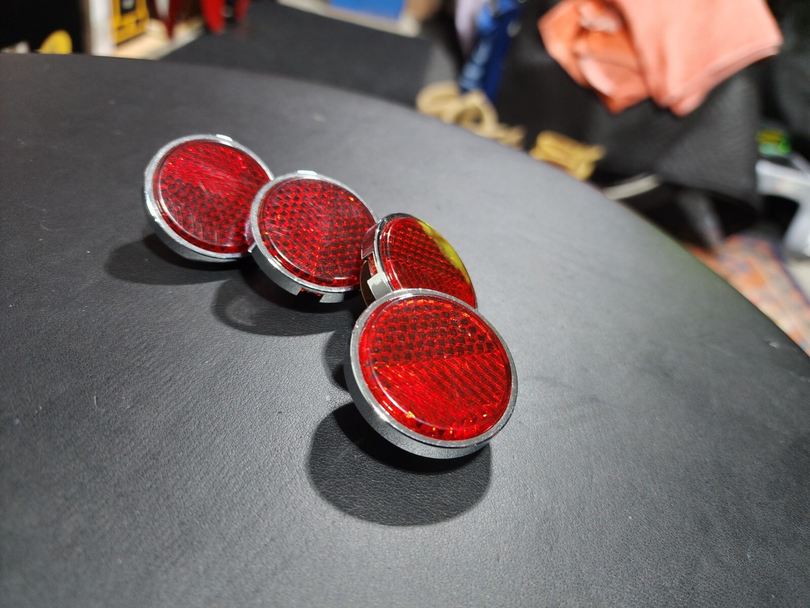 Harley Davidson Heritage Springer Saddlebag Reflectors FLSTS eBay