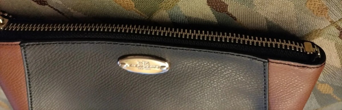 Coach F64848 Morgan Crossgrain Leather Clutch Wristlet Black