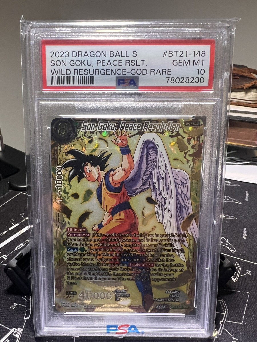 Dragon Ball Super Son Goku, Peace Resolution God Rare Wings Dragon Ball Super Son Goku, Peace Resolution God Rare Wings