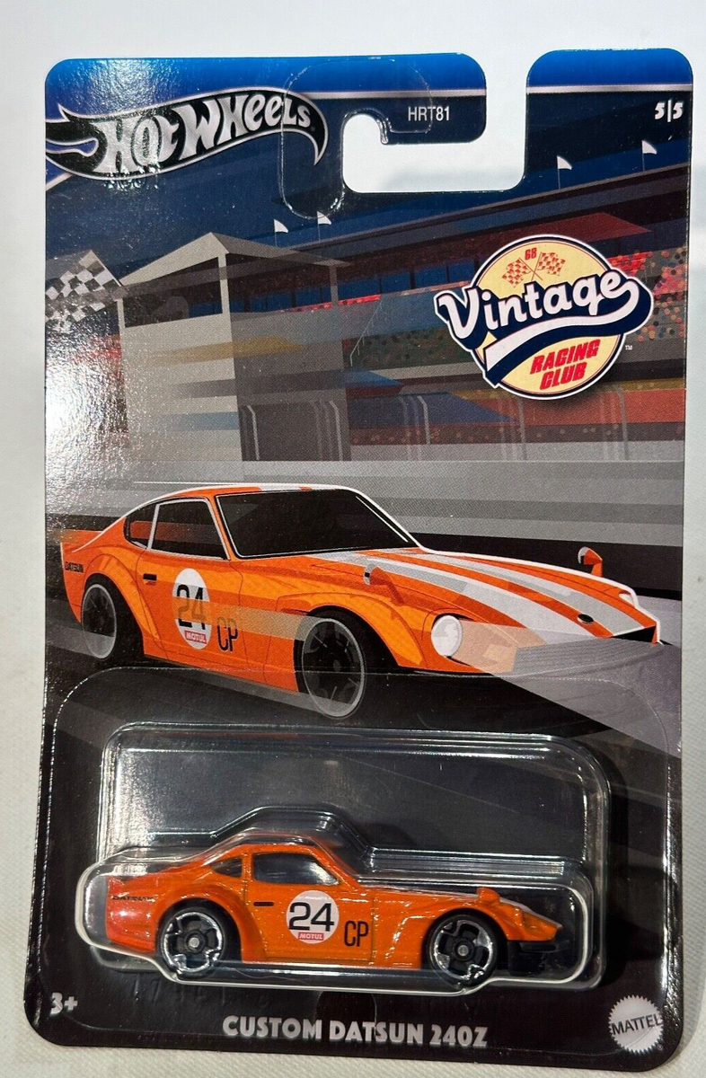 ミニカー HotWheels Vintage Racing 2024 🔥HOT WHEELS 🛞 VINTAGE RACING CLUB CUSTOM DATSUN 240Z 5/5