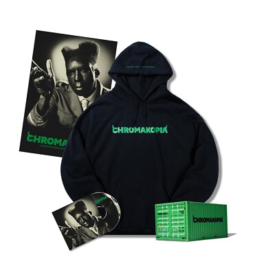 Chromakopia Box Set 1 black Hoodie SMALL CD Poster Tyler The