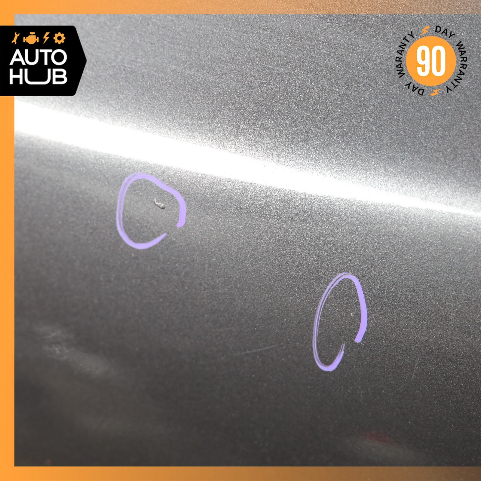 02-04 Maserati Spyder 4200 M138 GT Rear Bumper Cover Assembly Silver OEM 61k