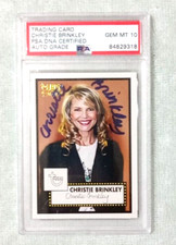 2005 Topps Christie Brinkley Signed Autograph #161 ~ PSA Certified 10 Auto Grade