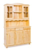 Buffet Vitrine KüChenschrank KüChenbuffet Toscana Kiefer Massivholz Lackiert