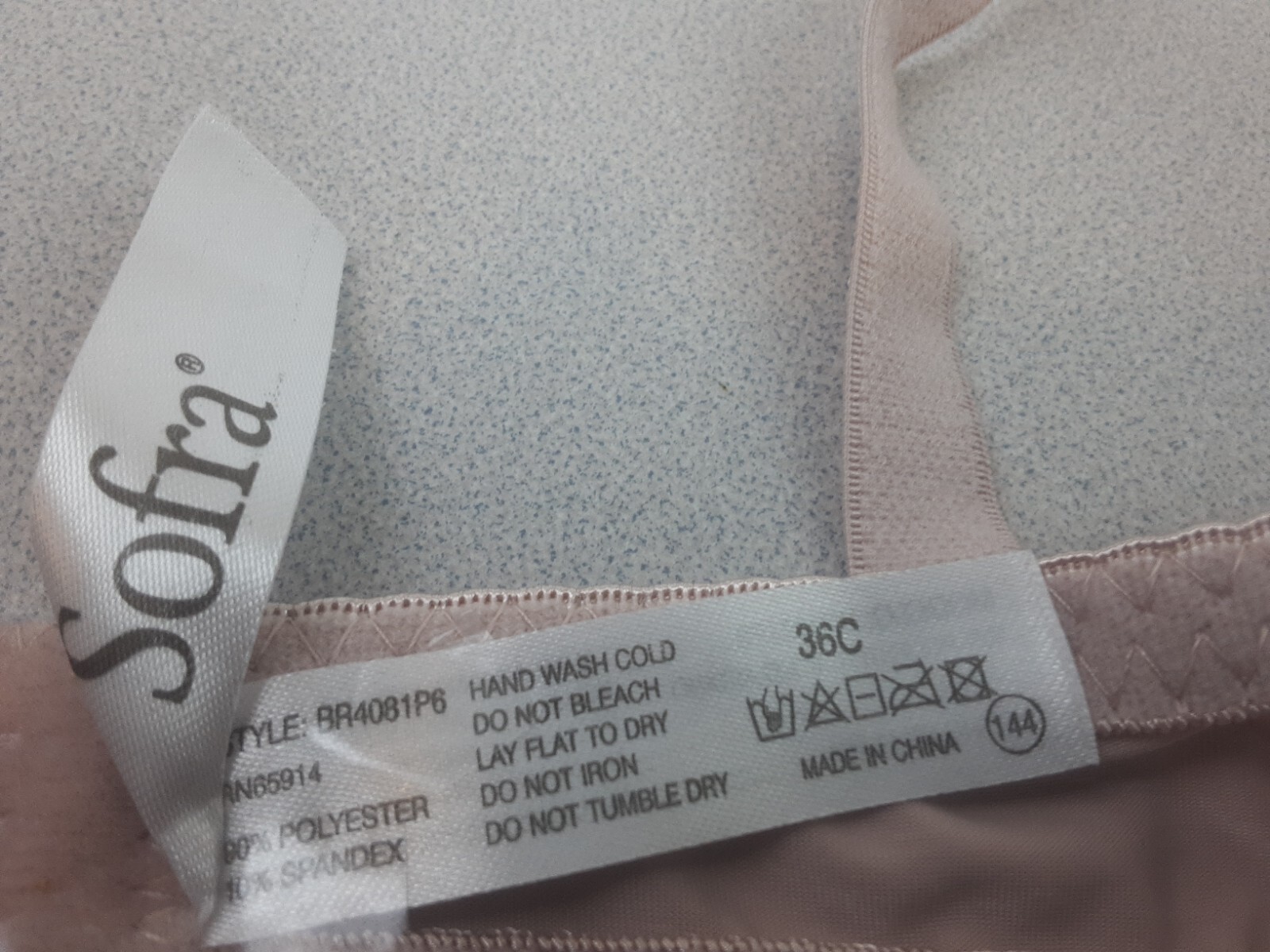 Sofra BR4081P6 Beige Polyester Underwired T-Shirt… - image 9