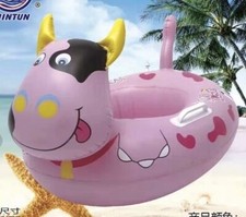 Salvagente a Mutandina Per Bambini Sediolina Piscina A Forma Di Mucca reb