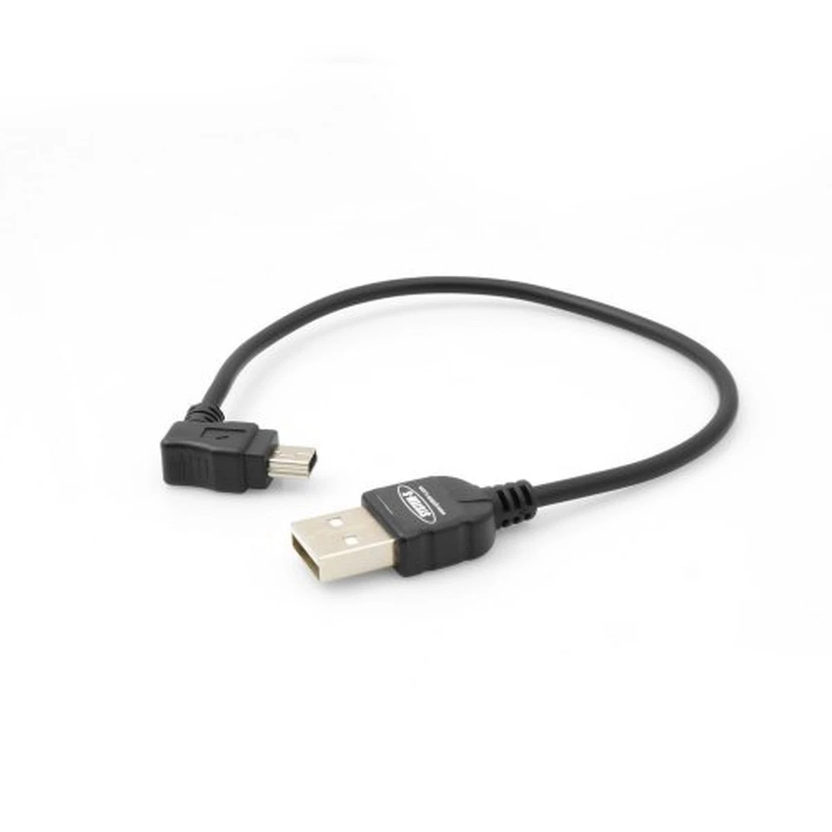 Cavo Dati E Ricarica Mini USB SYSTEM-S Con Connettore A 90° Angolo Sinistro – 30 Cm – Ideale Per Ambienti Stretti