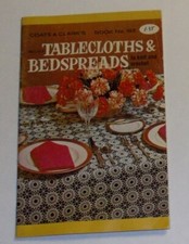 1969 Tablecloths  Bedspreads COATS  CLARK'S BOOK 193 crochet KNIT designs