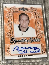 BOBBY HULL 2020 Leaf Signature Series AUTOGRAPH #1/1 HOF BLACKHAWKS WHALERS JETS