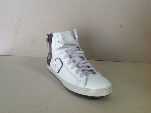 SNEAKERS BIANCO PELLE UOMO CON CERNIERA LATERALE | eBay