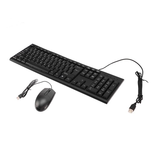 CMK858 USB Keyboard And Mouse Set 104 Keys Computer Keyboard 1600DPI Mouse For - Picture 8 of 24