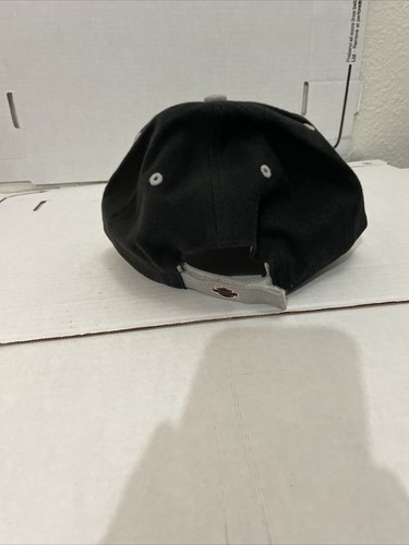 Harley Davidson besticktes Logo Einheitsgröße verstellbarer Riemen Mütze Kappe schwarz GEBRAUCHT - Bild 4 von 7