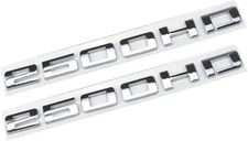 2pcs 2500 HD Nameplates Emblem Letters Front Door Tailgate Badges for GMC Sierra