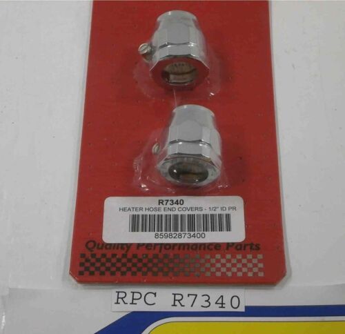Heater Hose End Fitting / Covers 1/2" ID - PAIR - RPC R7340