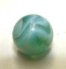 Vintage Aqua Blue Slag 11/16" Marble
