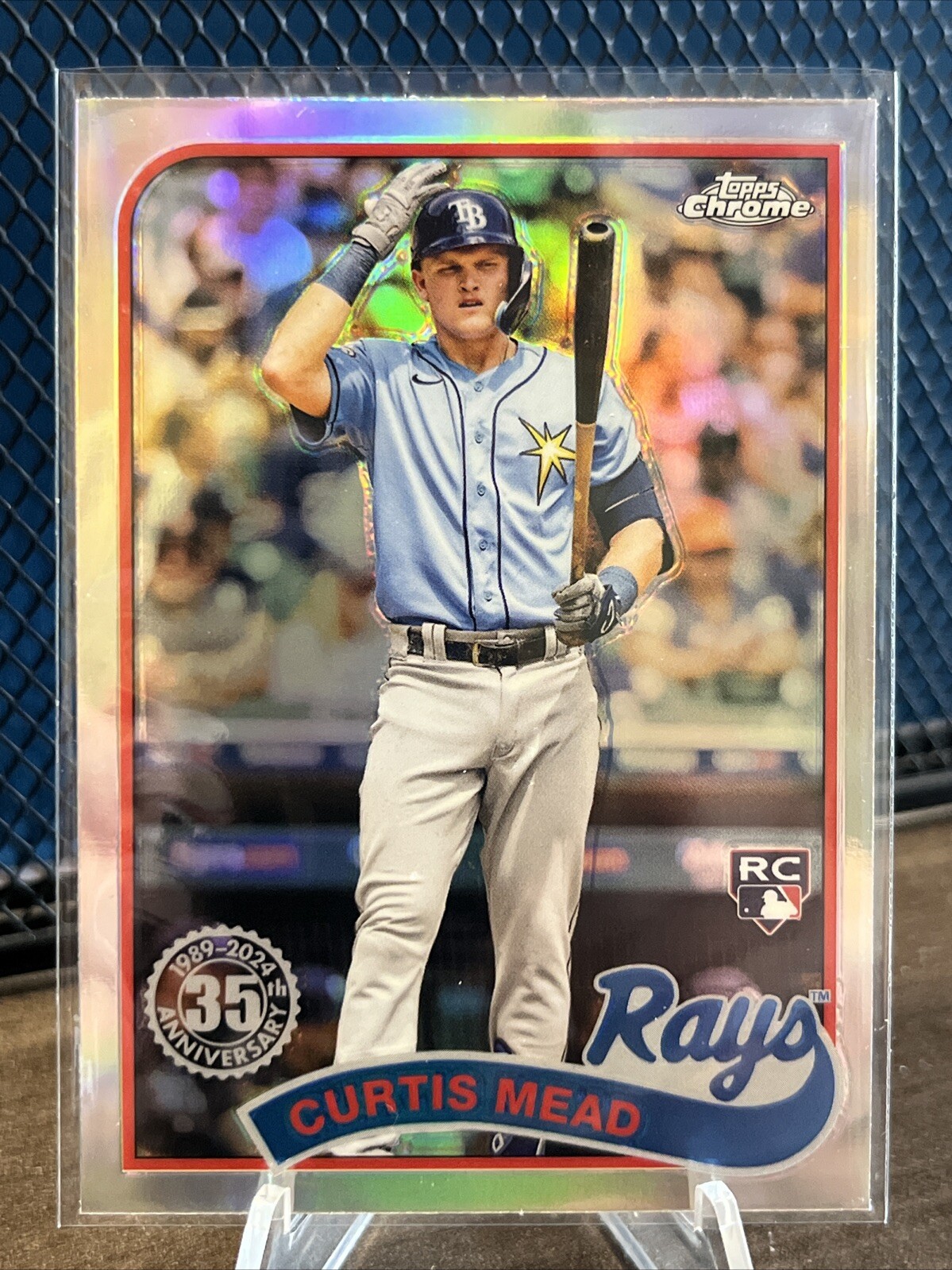 Curtis Mead 2024 Topps Chrome Baseball Rookie 35th Anniversary 1989 #89CB-20