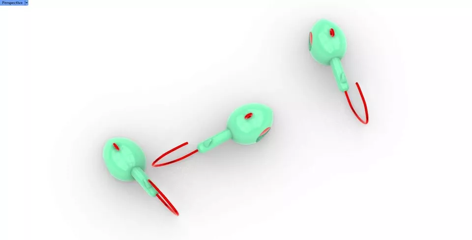 Rock Hound Walleye Jig Mold ( 8 cavity ) 3/4 and 1 oz - Image 4 of 4