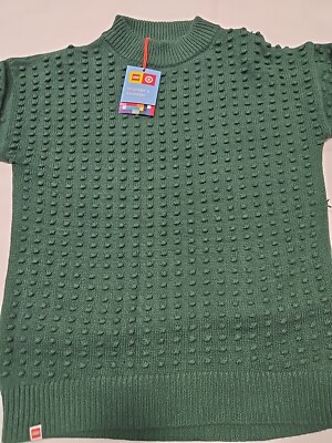 NEW Target/Legos Collab Mens Size M. Green Testures Pullover Sweater New ...