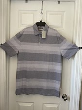 NWT Daniel Cremieux DK Navy 86C color Short Sleeve Polo Shirt. Size : M