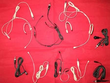 Beige Black Headset Lavalier Microphone For Sennheiser G1 G2 G3 Wireless