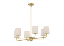 Maxim Lighting Bristol 6-Light Brass Chandelier