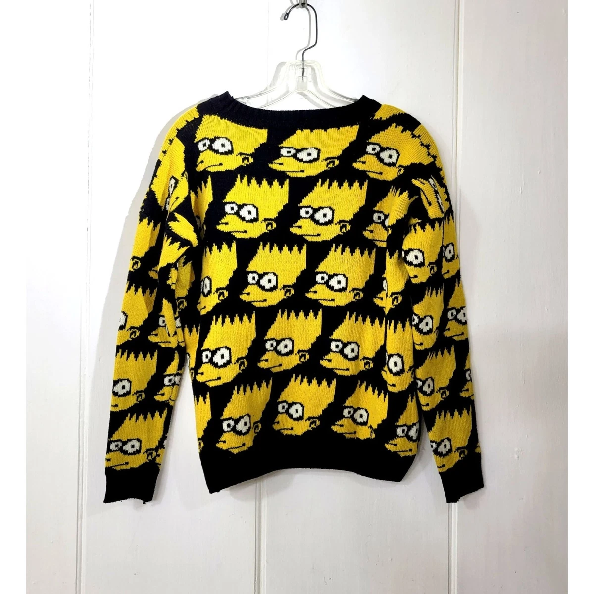 Bart Simpson Novelty Crew Neck Knit Sweater