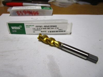 7/16 - 20 NF/UNF TiN HSS-E 3 Flute H3 Semi-Bottoming Widia  VariTap 