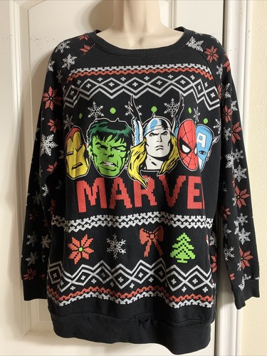 Marvel Sweater ~ Size Junior XXL 19 | eBay