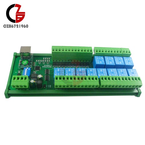 Ethernet/RS485 Relay Switch Module Modbus RTU Network Controller Expansion Board - Picture 2 of 25
