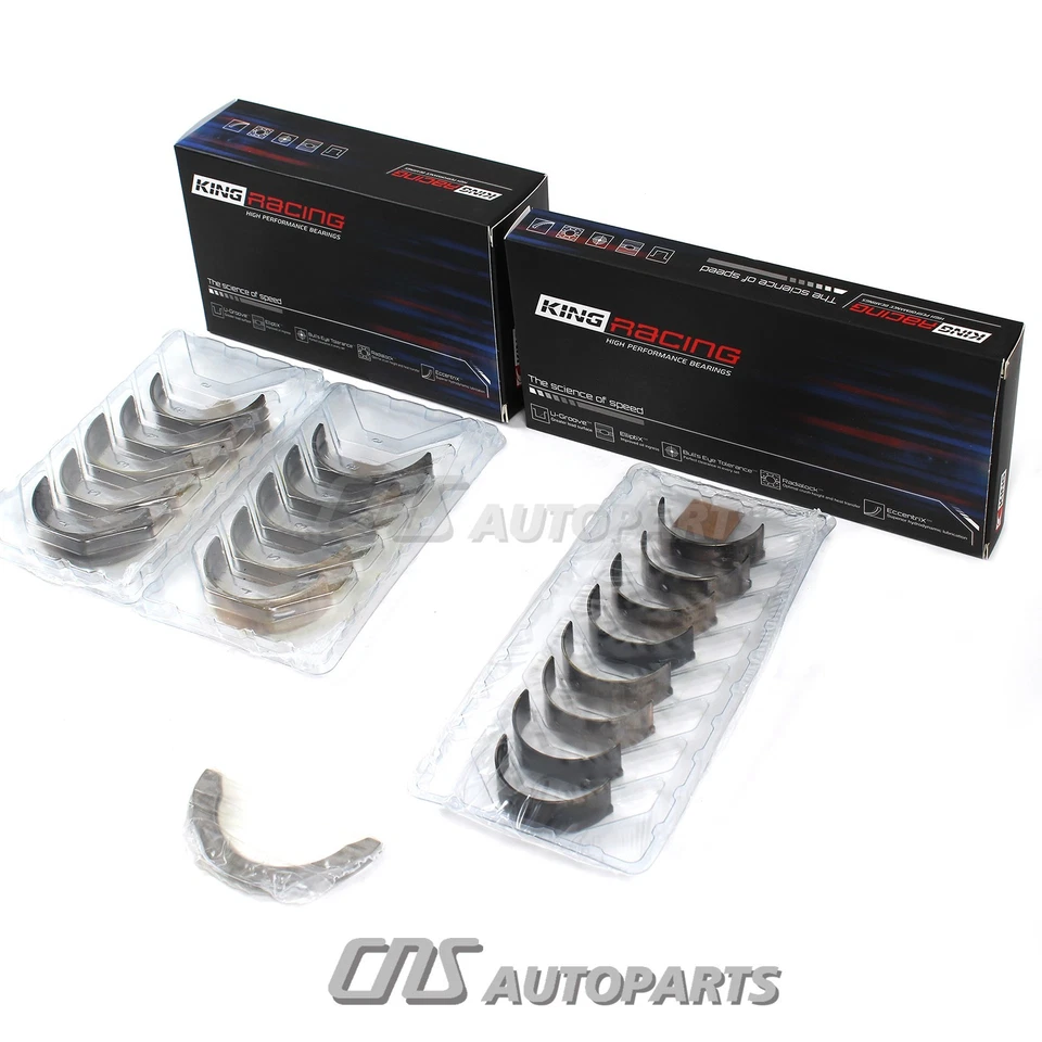KING "XP" Race Main Rod Bearing Set 98-02 Honda Accord 2.3L F23A F23A1/A4/A5/A7 Foto 2 de 2