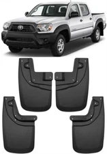 Genuine New Front & Rear Splash Guards Mud Flaps For 2005-2015 Toyota Tacoma
