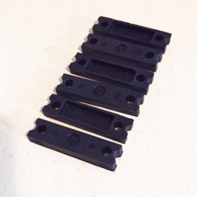 Paket Über 6 Platten IN Nylon METRA E11796 40X10 Dicke 5mm Löcher 4.5mm