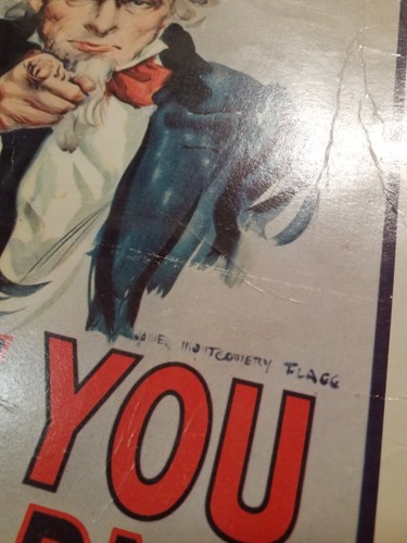 RPI 223 März 1974 Flagg Rekrutierung Poster Werbung "I Want You" für US Army - Bild 7 von 13