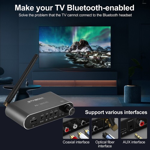 Wireless Bluetooth 5.1 Audio Adapter 3.5mm AUX Transmitter Receiver HiFi Stereo - Picture 12 of 28