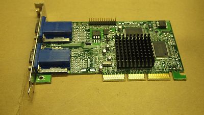 Matrox G45 16MB Dual Head AGP VGA Graphics Video Card G45+MDHA16DLXB