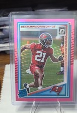 2025 Panini Donruss - Rated Rookie Benjamin Morrison #361 Optic Preview Pink...