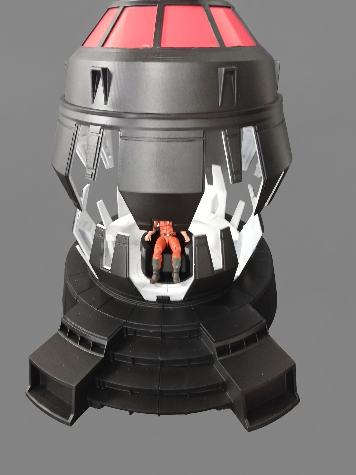 DARTH VADER MEDITATION CHAMBER 1:18 3.75" figure scale diorama Star wars PAINTED